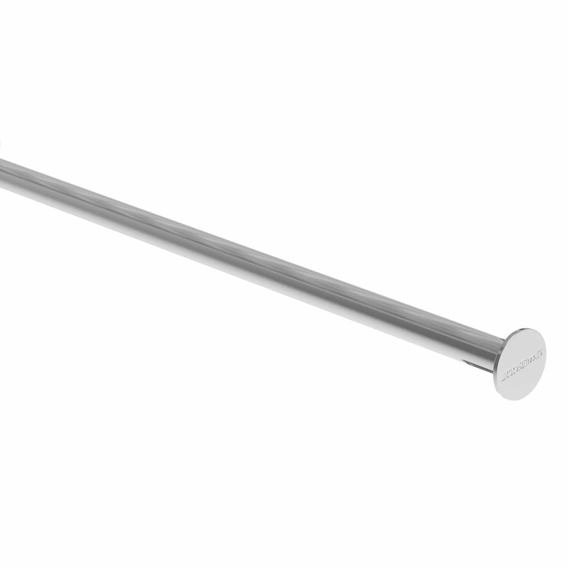 Premium Wood Shelf 40" - 72" W Hang Rod, Chrome